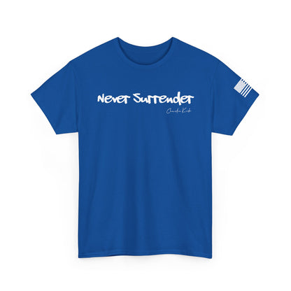 "Never Surrender" - Unisex Heavy Cotton Tee