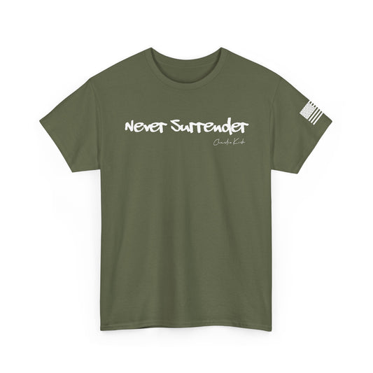 "Never Surrender" - Unisex Heavy Cotton Tee